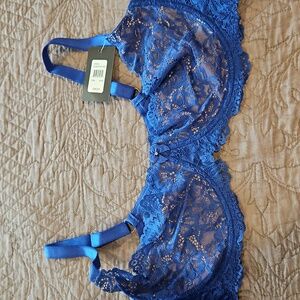 Frederick's of Hollywood,NWT, Sandie Wired  Lace Open Cup Bra Size 42DD,